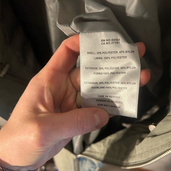 New with tags Levi Strauss zip jacket. Sea green. Hood. - Picture 9 of 11